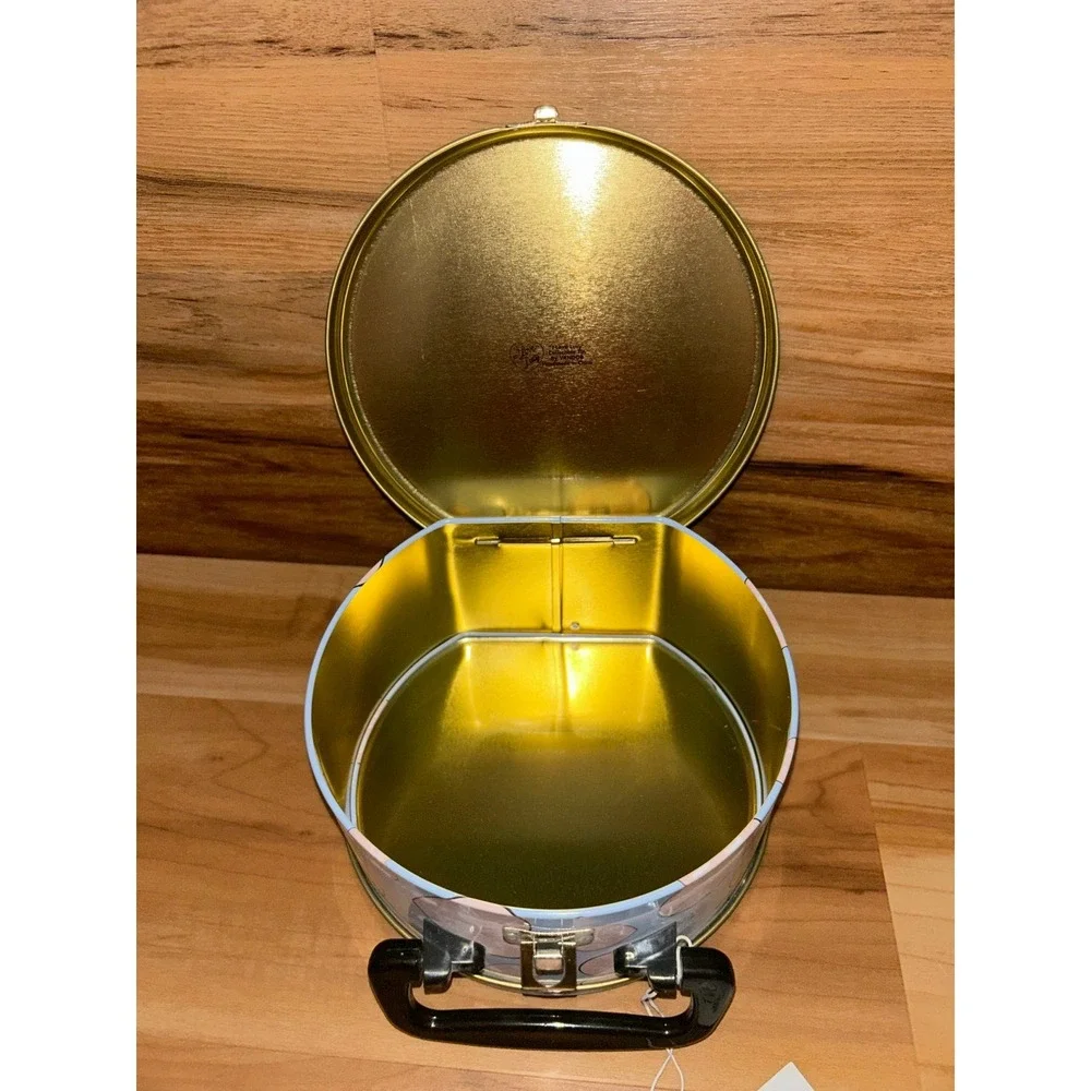 Vintage Collectible I LOVE LUCY: Round Tin Lunch‎ Box by Vandor, NWT